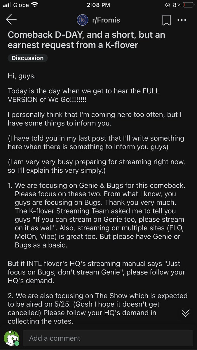 a message from a k-flover

please read