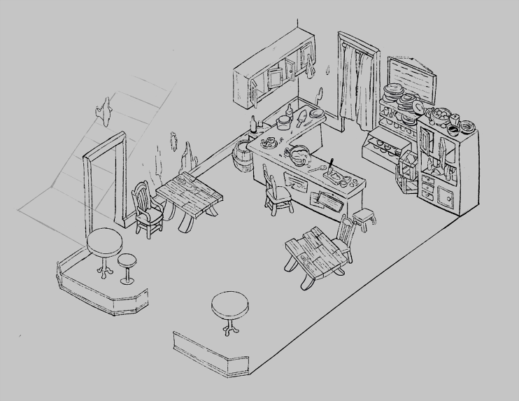 Some environments over the years.. ! I don't talk about it a lot but I've wanted to be a layout or environment artist for a while T___T