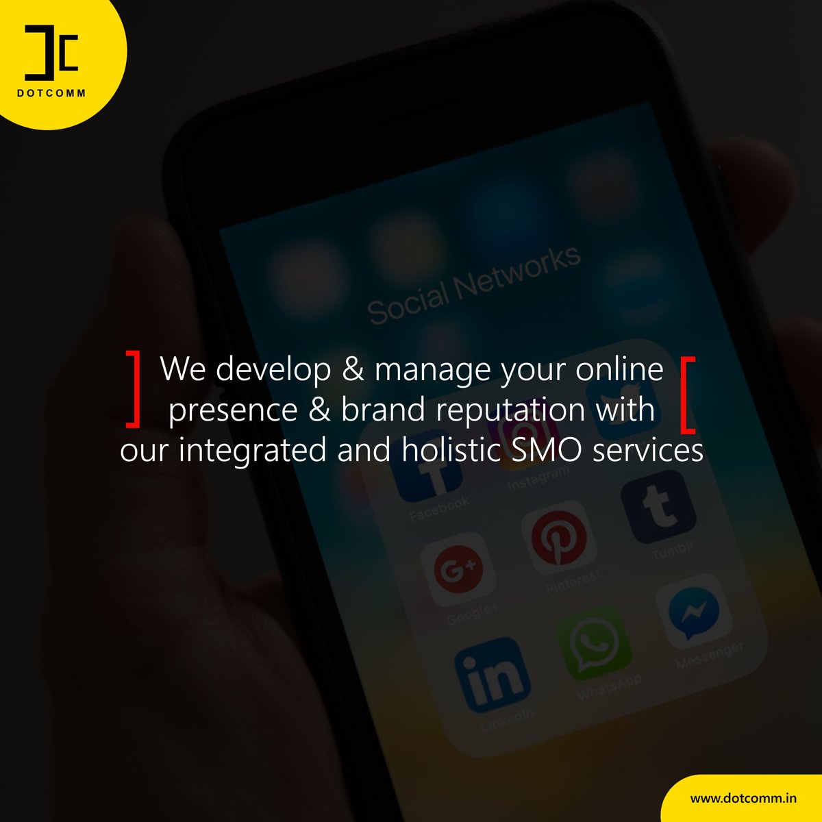 DOTCOMM18's tweet image. Dotcomm has paved the way for bigger marketing facilities, no matter what business you have, you can reach a large audience through our social media marketing, SMM
bit.ly/3fmTYWV
#dotcomm,#socialmediamarketing,#marketingstrategy,#digitalmarketing,#SMM,,#SocialMedia