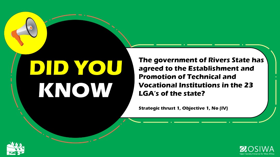 #RiversYouthPolicy and #P4PNigerDelta