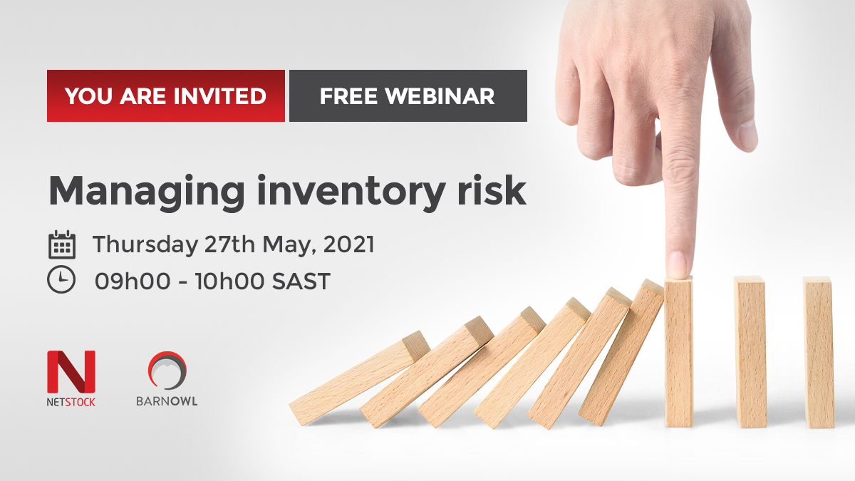 Join BarnOwl and NETSTOCK for this exciting event 
#Inventoryrisk #NETSTOCK
barnowl.co.za/event/informat…