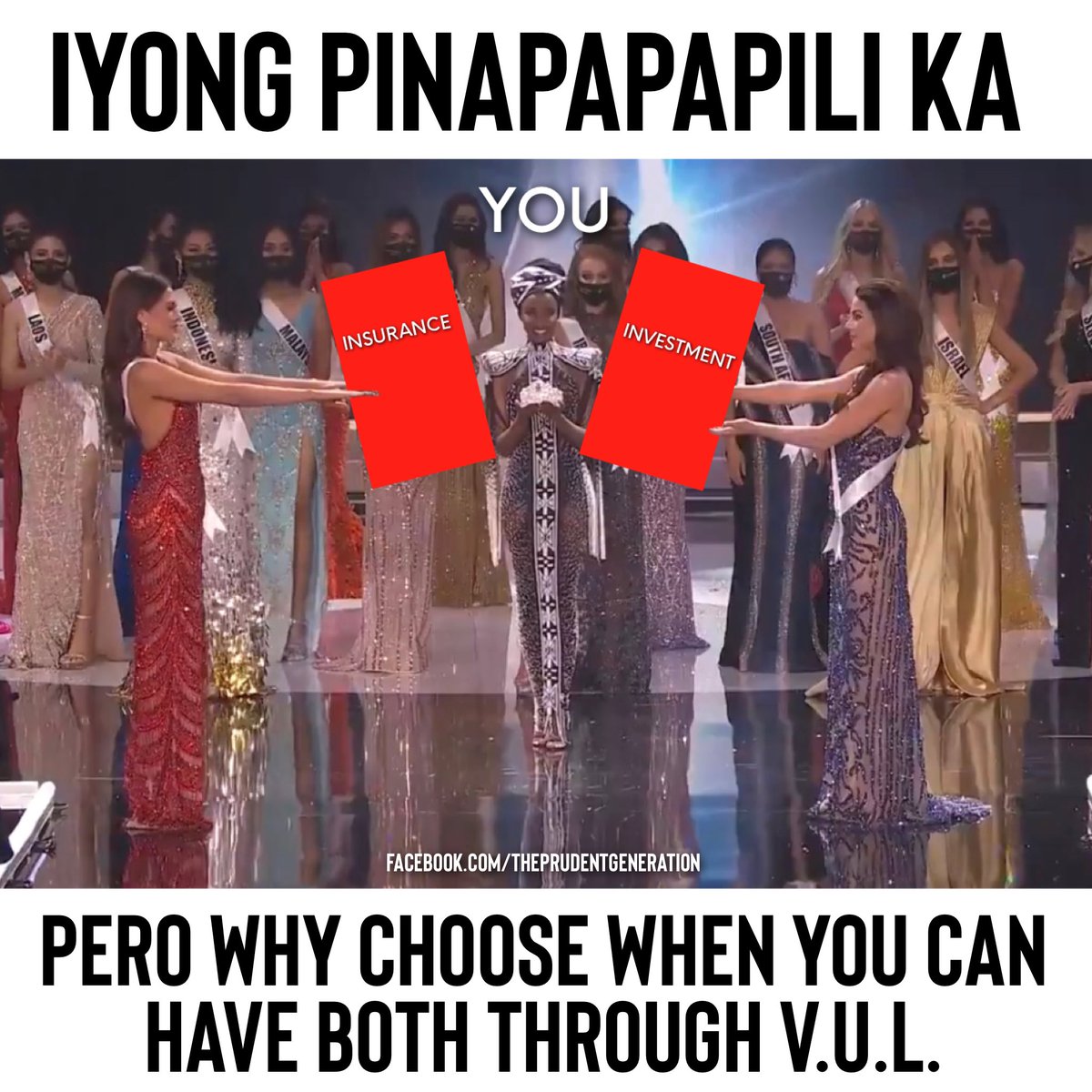 billevable's tweet image. Why choose between insurance and investment when you can have both through V.U.L. 😬

#MissUniverse2020 #insuravest #insurancememe #tpgmeme #memedrt