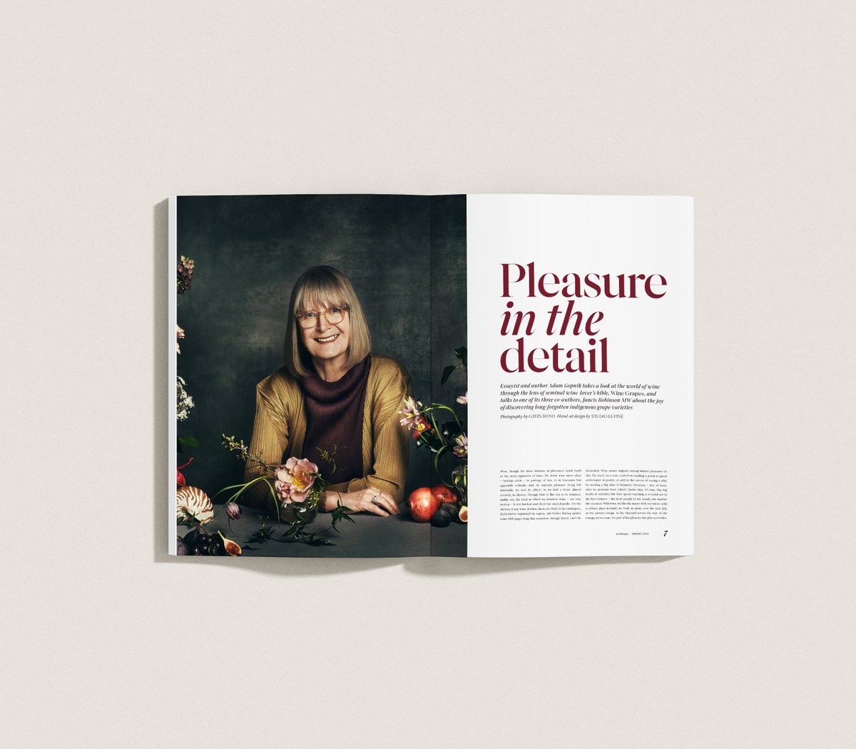 fondatamedia's tweet photo. For FONDATA’s first print issue, @adamgopnik takes a look at the world of wine through the lens of seminal wine-lover’s bible, ‘Wine Grapes’, and talks to one of its co-authors, @jancisrobinson about the joy of discovering long-forgotten indigenous grape varieties.🍇 #🍷 https://t.co/R85KWcRQQe