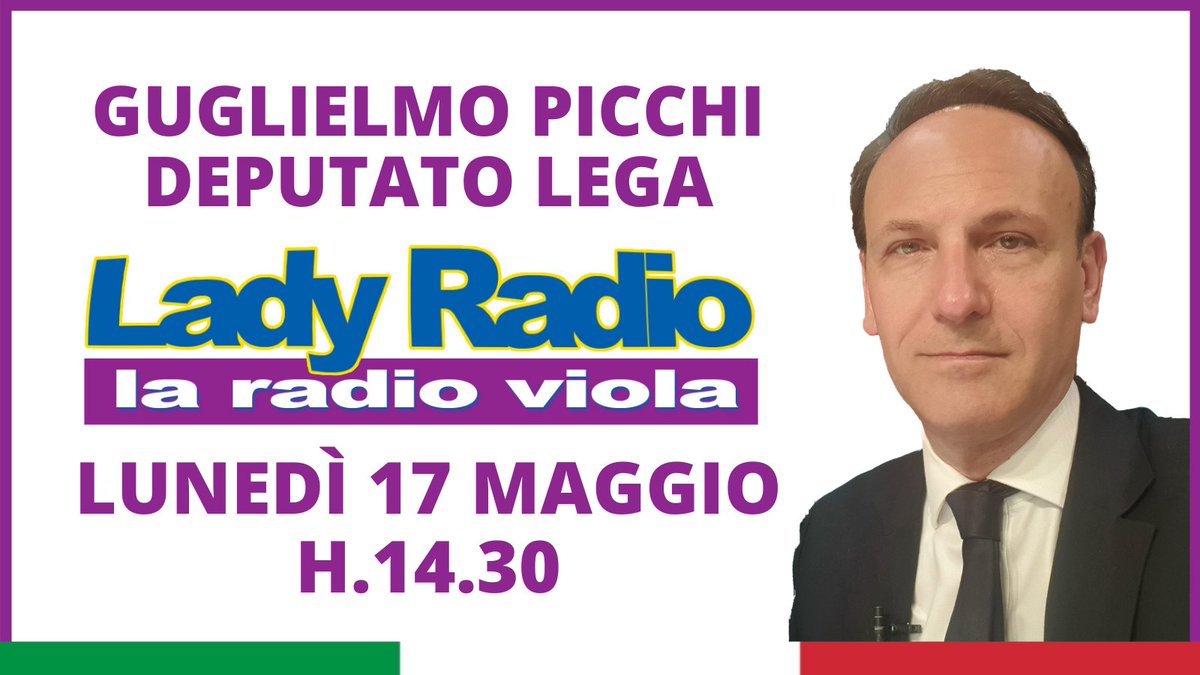 guglielmopicchi's tweet photo. Oggi alle 14.30 sarò a @Lady_Radio per parlare con il buon #Vigno di #Conmisso ed attualità varia. https://t.co/5KWfHDTqye