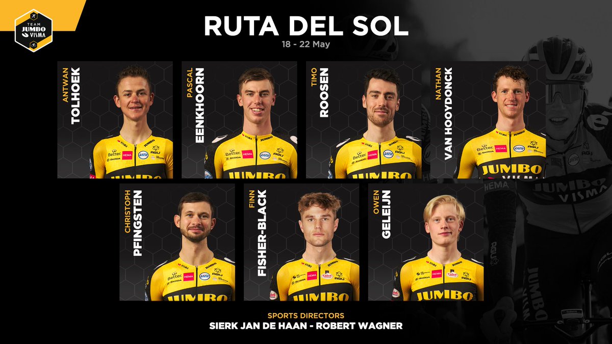 vismaleaseabike's tweet photo. 🇪🇸 #67RdS 

A mixed team in Spain🧑‍🏫
Our line-up for Ruta del Sol👇🏼 https://t.co/ijQd6IXA6d