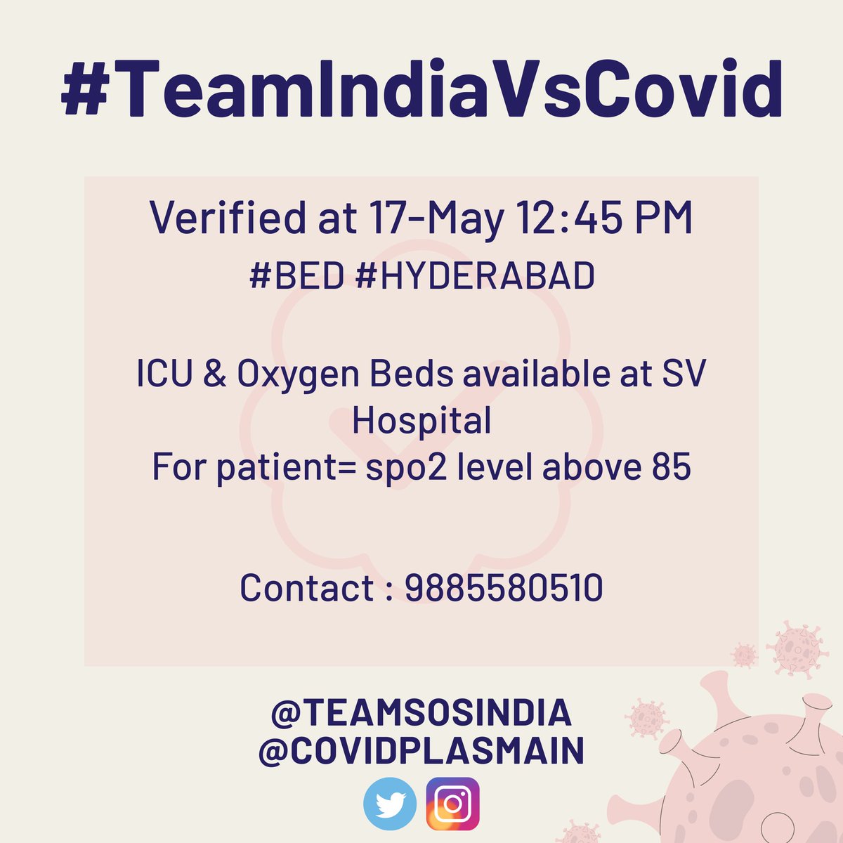 Team S.O.S India tweet media