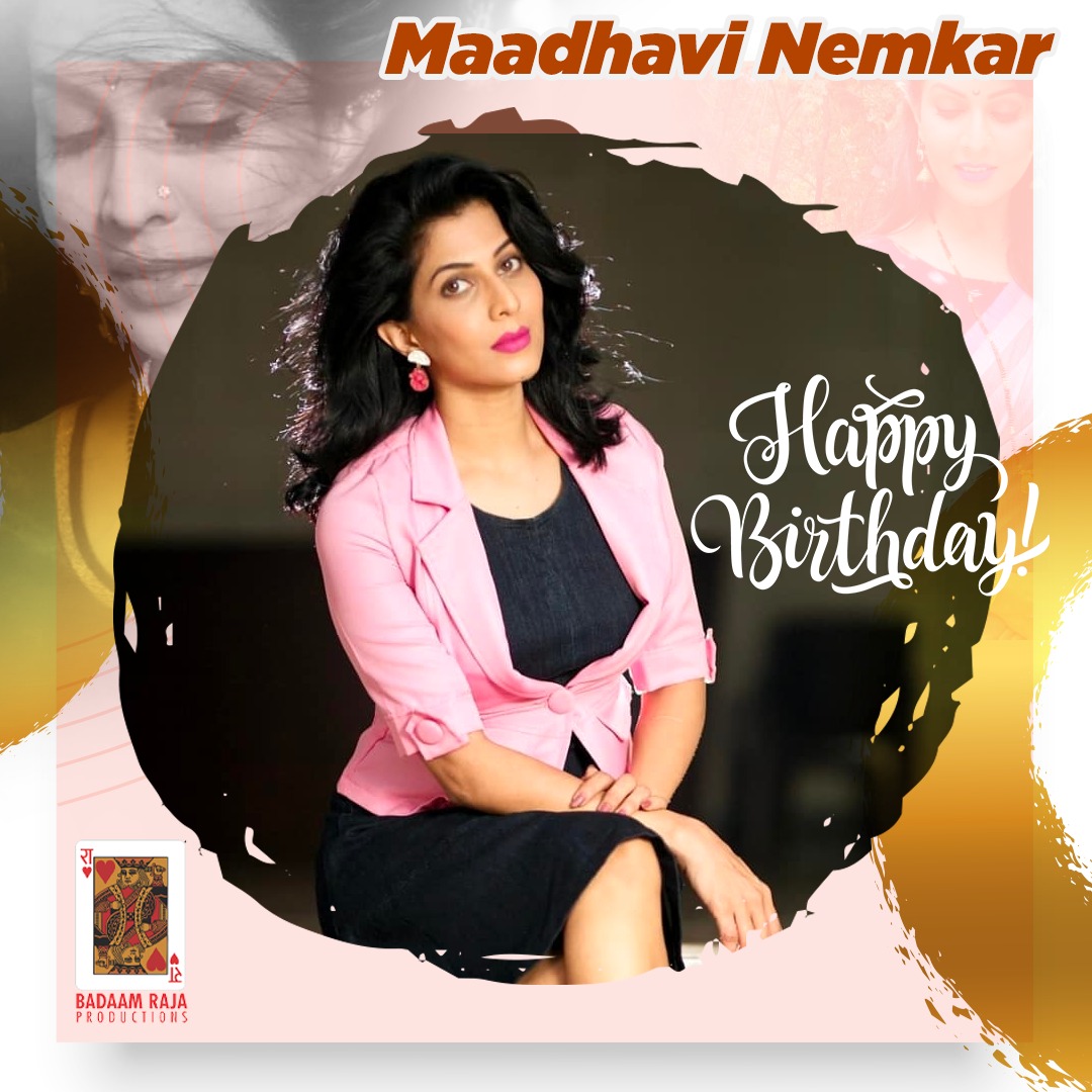 BadaamRajaProdn's tweet photo. Happy Birthday @MadhaviActress 🎂💐 https://t.co/GWcpbxvjzn