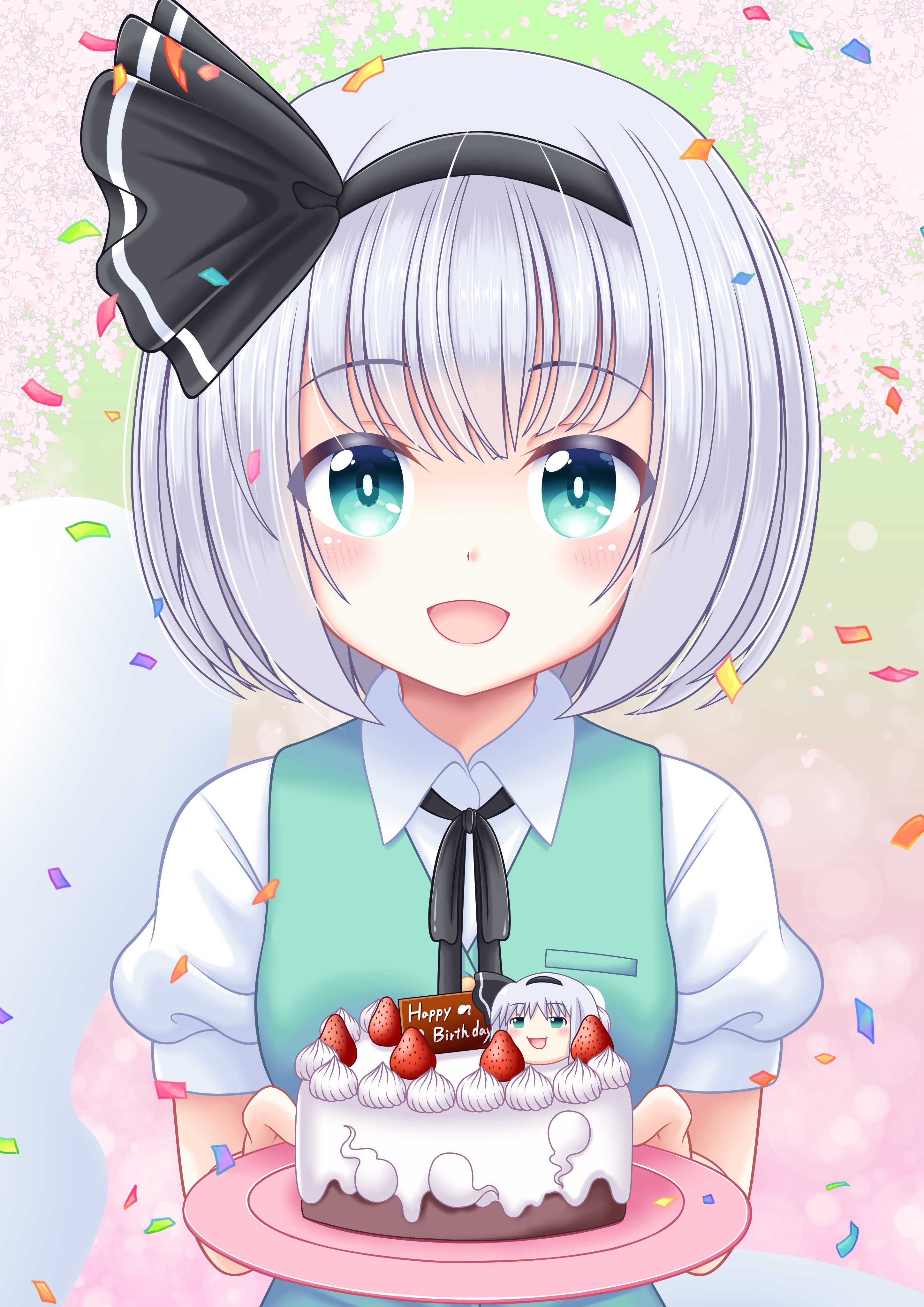 黎明 紅楼夢6d B19 秋例大祭 う05b 東方project 誕生日を祝ってくれる妖夢 縦長仕様になってから初の投稿になります T Co Jlztpwqrpl Twitter