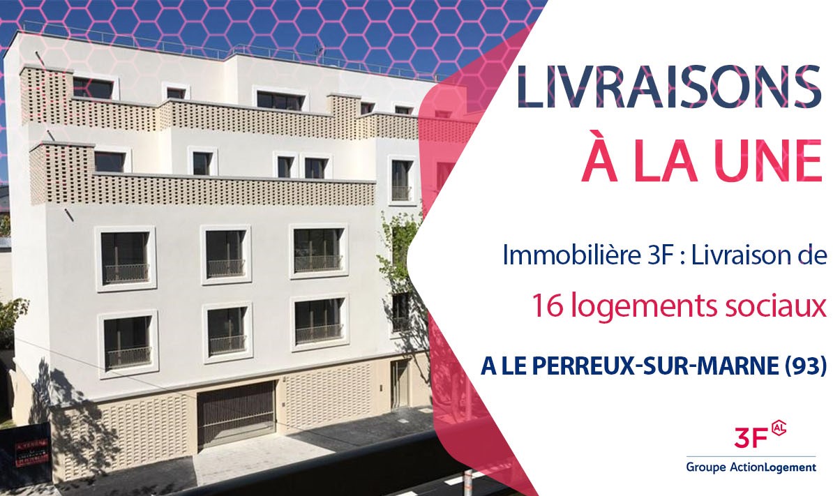 3F_Officiel's tweet photo. Focus sur la livraison d'un programme de 16 logements sociaux au Perreux-sur-Marne, construit à l'aide d'un mode constructif innovant pour les menuiseries extérieures➡️https://t.co/7e90YrnfW9 https://t.co/OrW2p9jcBS