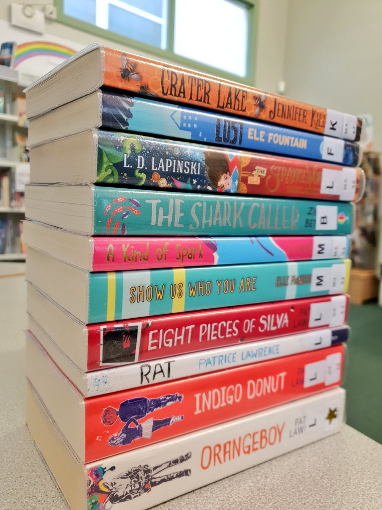 LaurenAspery's tweet image. I am one happy librarian this morning! Thank you @NlandSLS for these beautiful books - I&apos;m sure the children will be as excited as me! #LifeChangingLibraries 📚