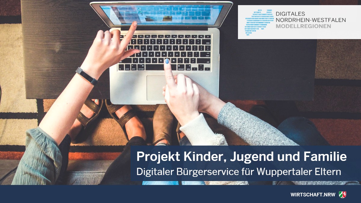 WirtschaftNRW's tweet photo. 💻#Familie vom Sofa aus organisieren, das ermöglicht die #DigitaleModellregion #Wuppertal. Dort arbeitet man daran, dass städtische Dienstleistungen aus dem Bereich Kinder, Jugend &amp; Familie, wie Elterngeld &amp; Schüler-BAföG, online beantragt werden können. https://t.co/OGRYZM1xwP https://t.co/uGMKRTZVUo