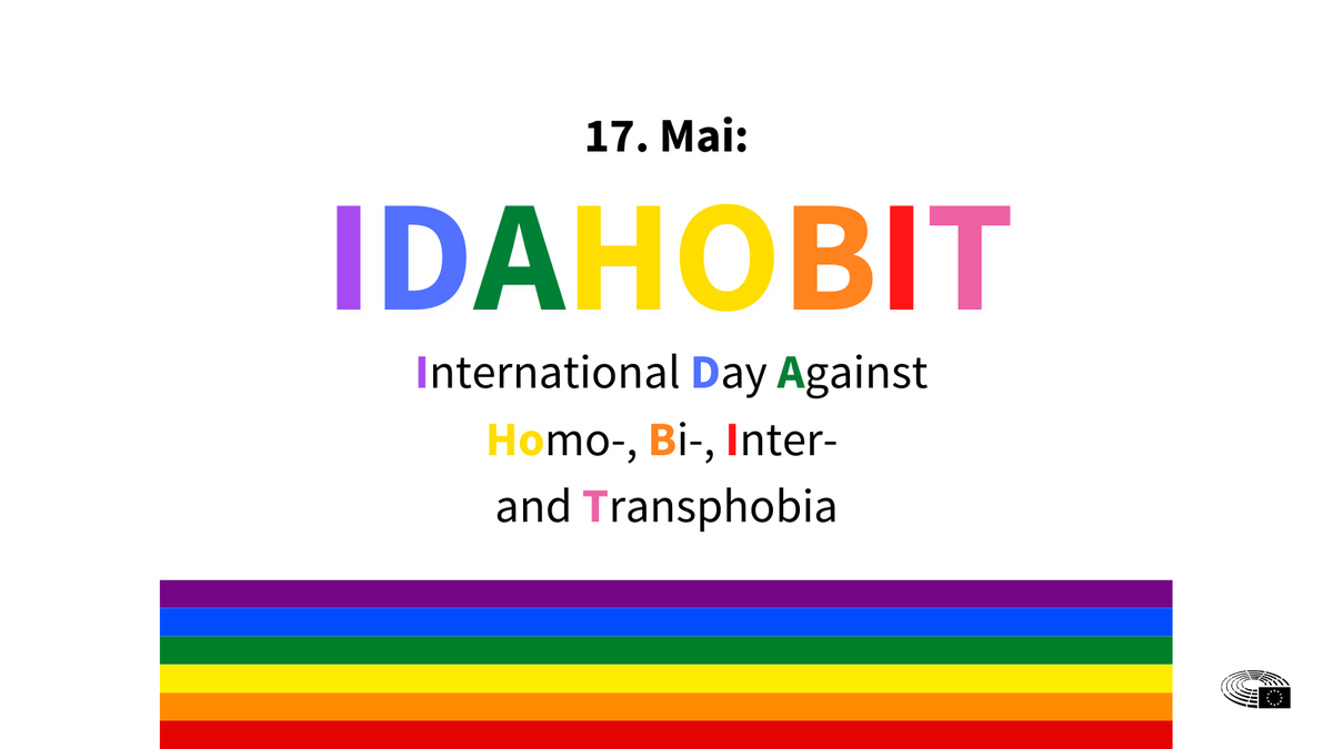 Heute feiern wir den #IDAHOBIT2021 🏳️‍🌈 Jede*r hat das Recht zu lieben, wen er*sie lieben will, wir treten für mehr Sichtbarkeit der #LGBTIQ Community ein! Helft uns dabei und macht bei unserem Gewinnspiel mit: instagram.com/ep_muenchen/ #LoveIsLove #EUFreedomZone