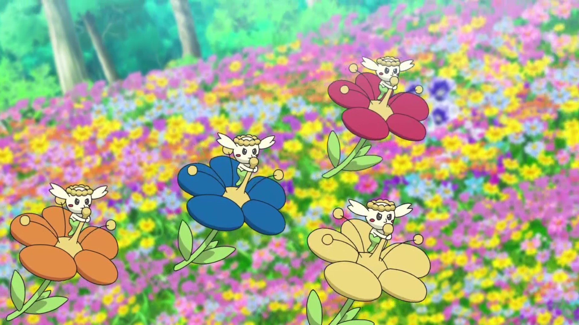 アニメ ポケットモンスター 公式 在 Twitter 上 アニポケ 豆知識 いちりんポケモン フラベベ フラベベ は 気に入った花を見つけると 一生その花と暮らします フラベベが持っている花は もはやからだの一部なのです 花の色は赤 青 黄 オレンジ 白の5