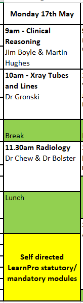 PfPGlasgowSoM's tweet image. Some practical radiology help and advice this morning. Then #Learnpro afternoon - time for the #irmer module to consolidate learning from this morning.