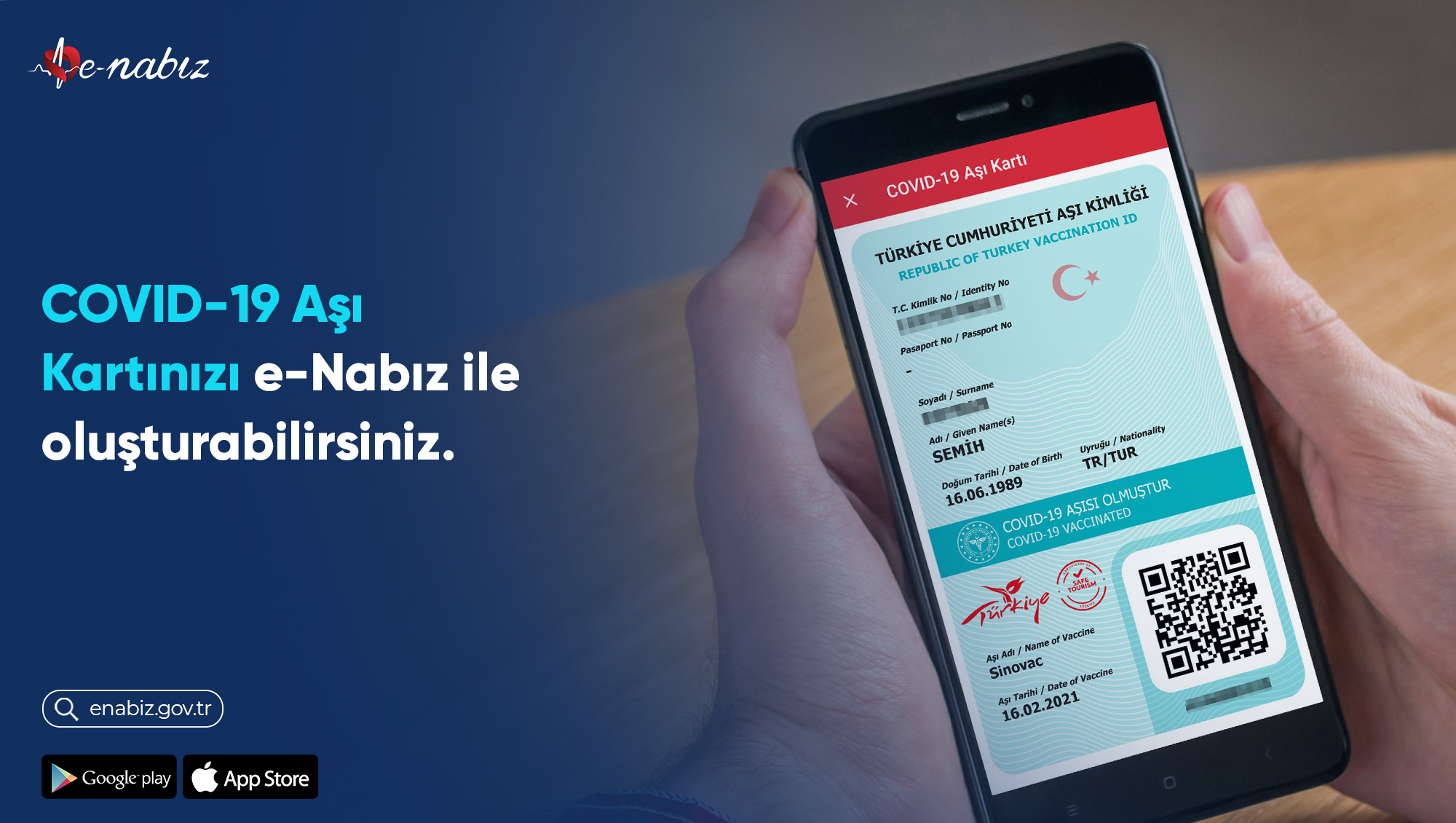 e-Nabız ar Twitter: “COVID-19 Aşı kartınızı e-Nabız ile oluşturabilir,  pasaport numaranız ile aşı kartı oluşturmak isterseniz işleminizi Hayat Eve  Sığar uygulamasından gerçekleştirebilirsiniz. #COVID19AşıKartı #AşıKartı…  https://t.co/wIhuyV9nqc”