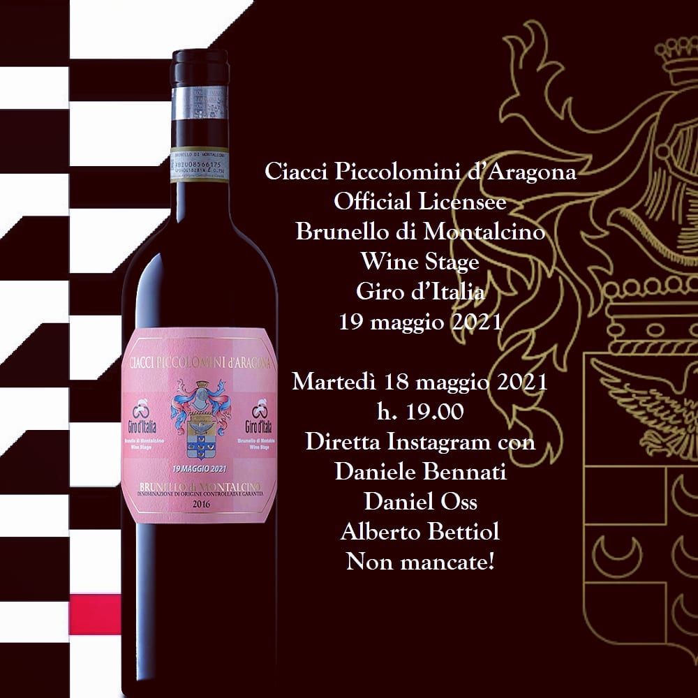 Ciacci Piccolomini (@cpdavini) on Twitter photo SAVE THE DATE!!!
Martedì 18 maggio 2021, h 19:00
Live on Instagram con
@benna80, @daniel87oss e <a href="/albertobettio/">alberto bettio</a>
🌟🌟🌟
Ciacci Piccolomini d'Aragona
Official Licensee
#BrunellodiMontalcinoWineStage
19 maggio 2021
<a href="/giroditalia/">Giro d'Italia</a>
Limited Edition available on ciaccipiccolomini-shop.com SAVE THE DATE!!!
Martedì 18 maggio 2021, h 19:00
Live on Instagram con
@benna80, @daniel87oss e <a href="/albertobettio/">alberto bettio</a>
🌟🌟🌟
Ciacci Piccolomini d'Aragona
Official Licensee
#BrunellodiMontalcinoWineStage
19 maggio 2021
<a href="/giroditalia/">Giro d'Italia</a>
Limited Edition available on ciaccipiccolomini-shop.com