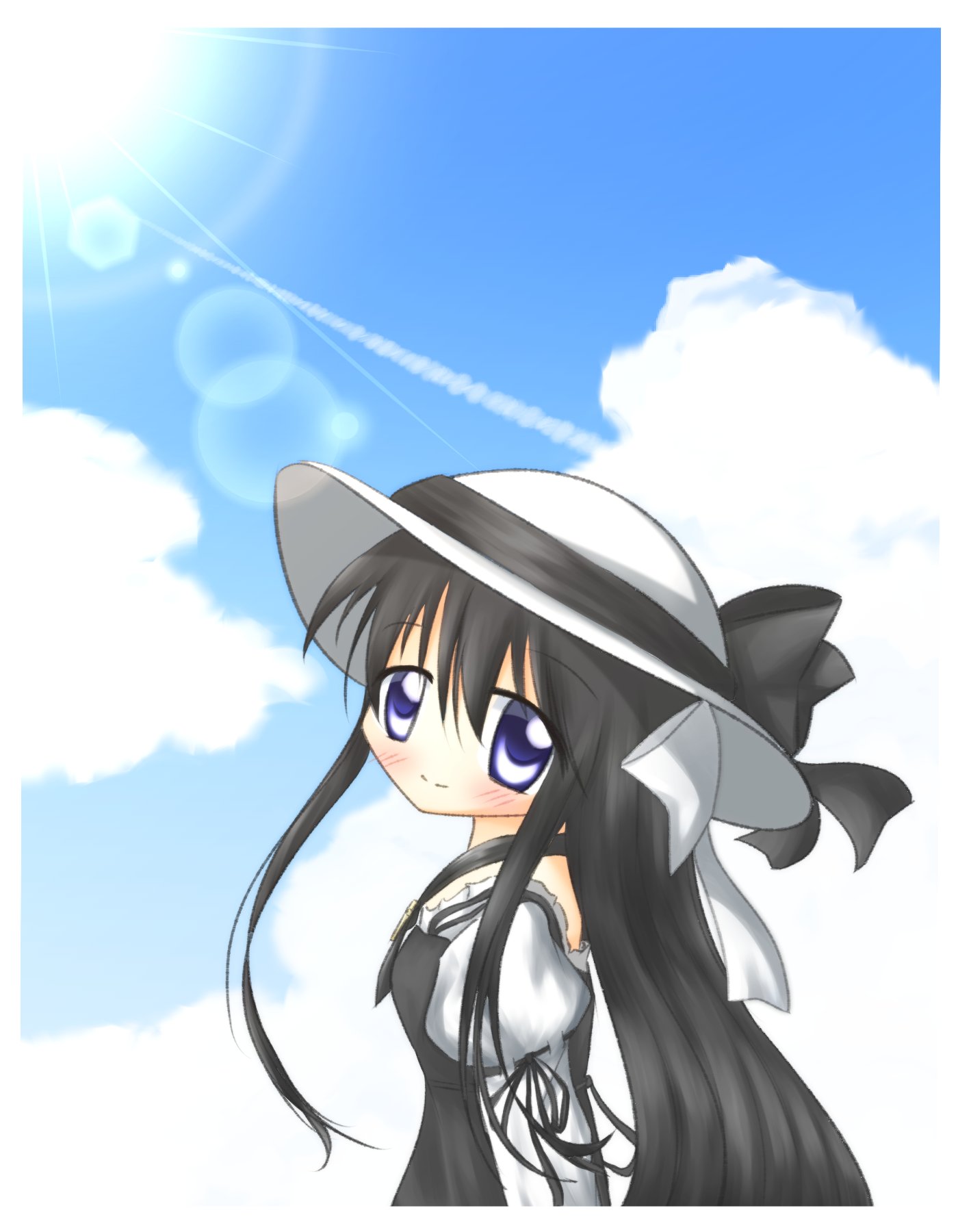 たか氏 思い描く夏の空へと 水夏 白河さやか 絵描きさんと繋がりたい T Co Xerivvq7qu Twitter