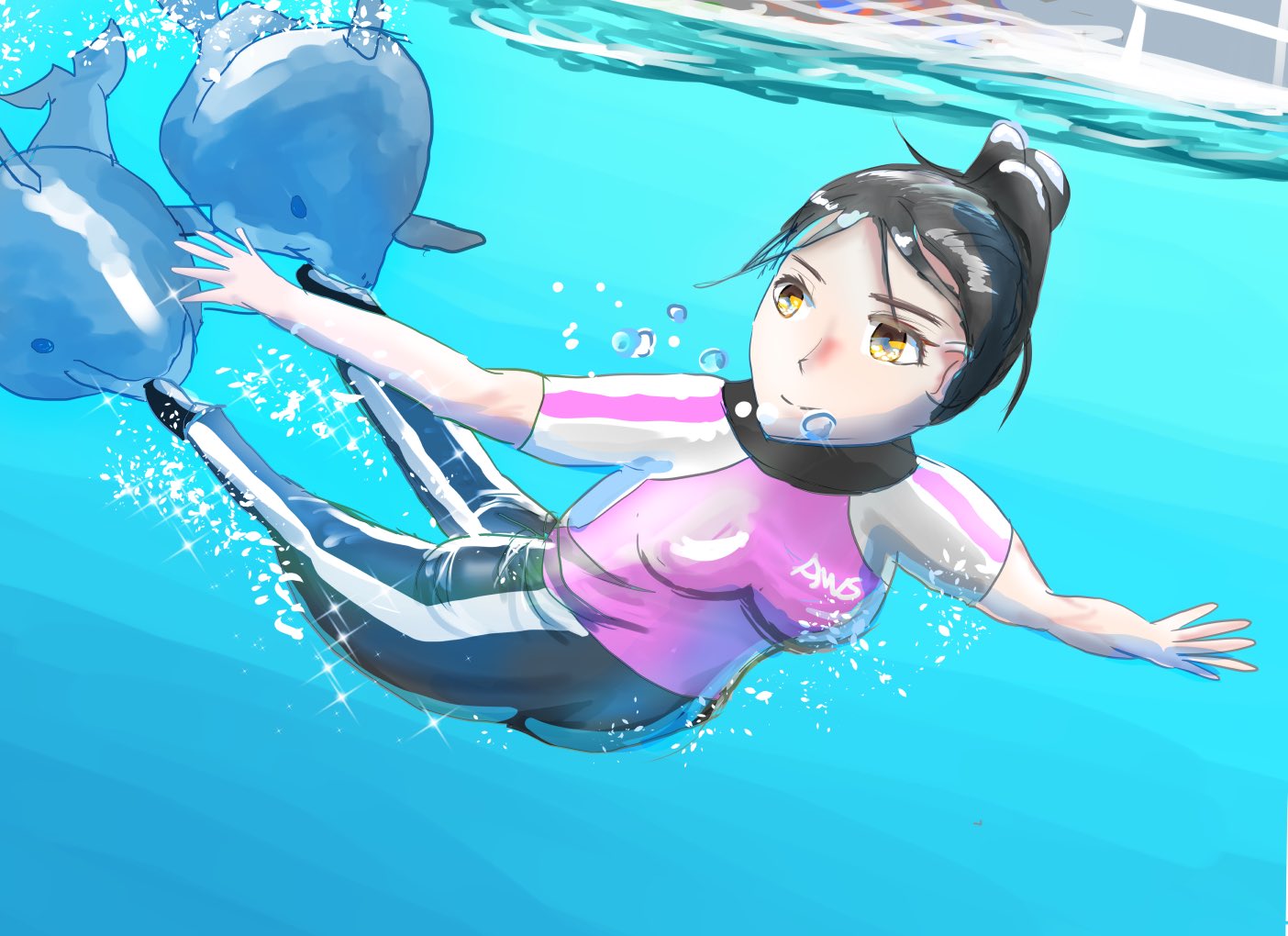 ほし 旅イラスト 水中写真 イルカショーかっこいいよね 絵描きさんと繫がりたい イラスト好きな人と繋がりたい T Co Wrlvbbqcdi Twitter