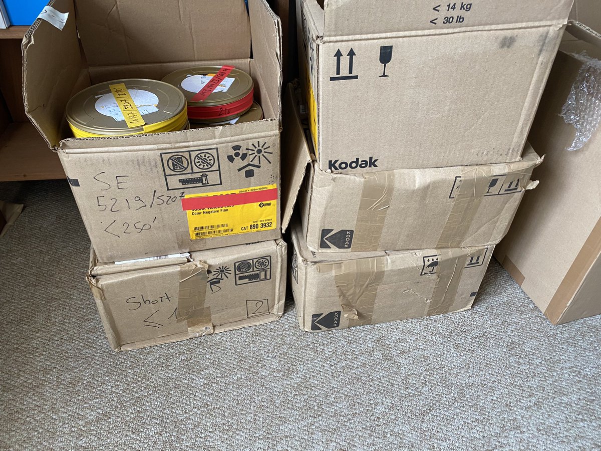 JackTOBrien's tweet photo. 🎞🎞🎞🎞🎞Please come and take our short ends!! If you are a DOP or if you know one.... We have some old kodak stock... Its a few years old now and will need testing but its free so come take some and play around with it 🎞🎞🎞🎞🎞 https://t.co/wcjb2aEjVv