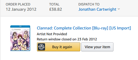 JonComms's tweet photo. 2012 Jon was a weeb #firstamazonorder https://t.co/sSdffcyxcH