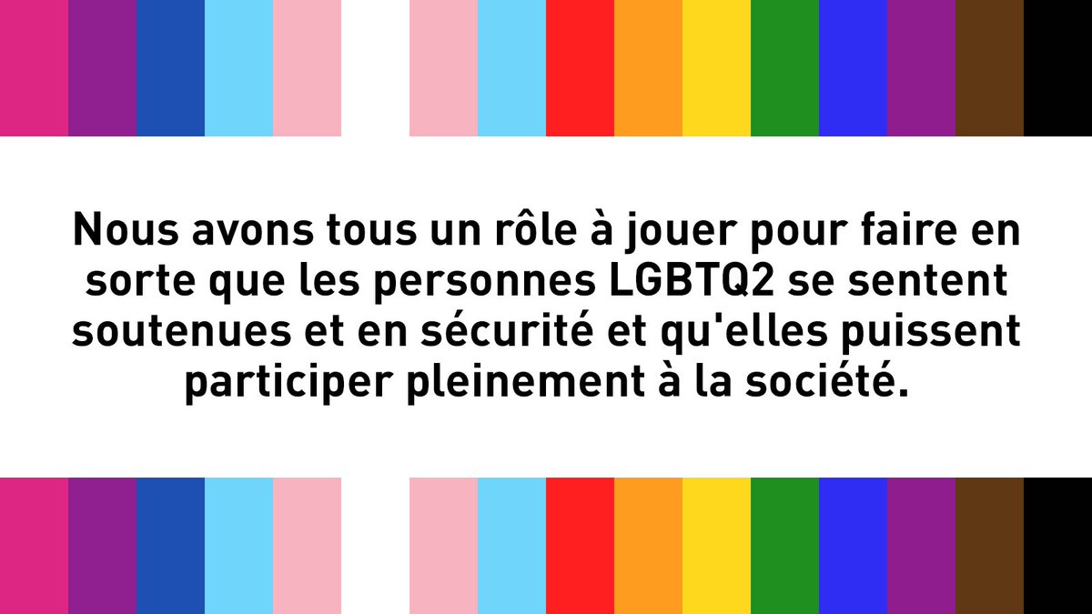 L’homophobie, la transphobie et la biphobie sont inacceptables. En cette #JICHTB, et chaque jour, il nous faut tous veiller à ce que chaque personne puisse vivre librement et ouvertement, peu importe leur identité ou la personne qu’elle aime. bit.ly/2Qn5uJk