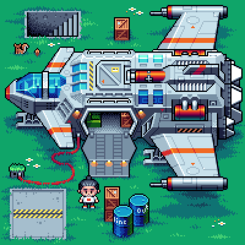 thUg__inc's tweet photo. My contribution to the @Pix2getherEvent edition 12
Original size 200x200
#PixTogether #pixelart #Juice56 #XPPentablette #pixxppenfr #spaceship https://t.co/1gvbbcUhmB