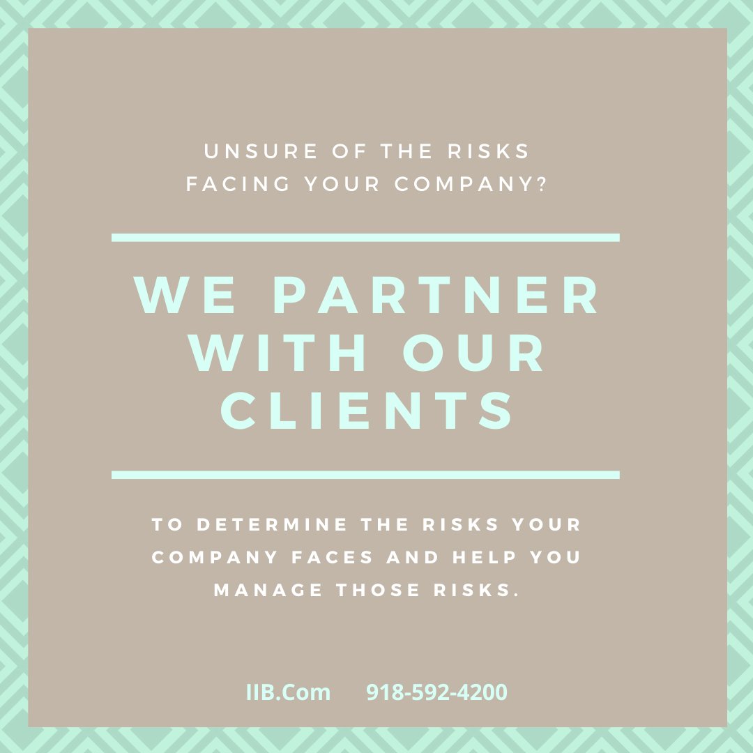 We are more than insurance brokers. We partner with our client’s to assess and mitigate potential risk. #RiskManagement #Partner #PartnerWithIIB #ValuableService