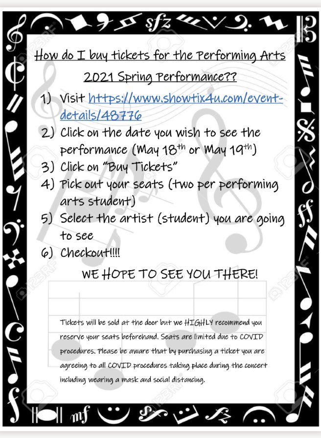 esteroband's tweet photo. Join us TUESDAY AND WEDNESDAY (May 18th and 19th) for our 2021 Music and Dance performance! Doors and ticket booth open at 5:30pm. Both nights will be different performances featuring all of our band, orchestra and dance classes. Get your tickets at https://t.co/XsSvtZJUuh https://t.co/HCX3gwyoSo
