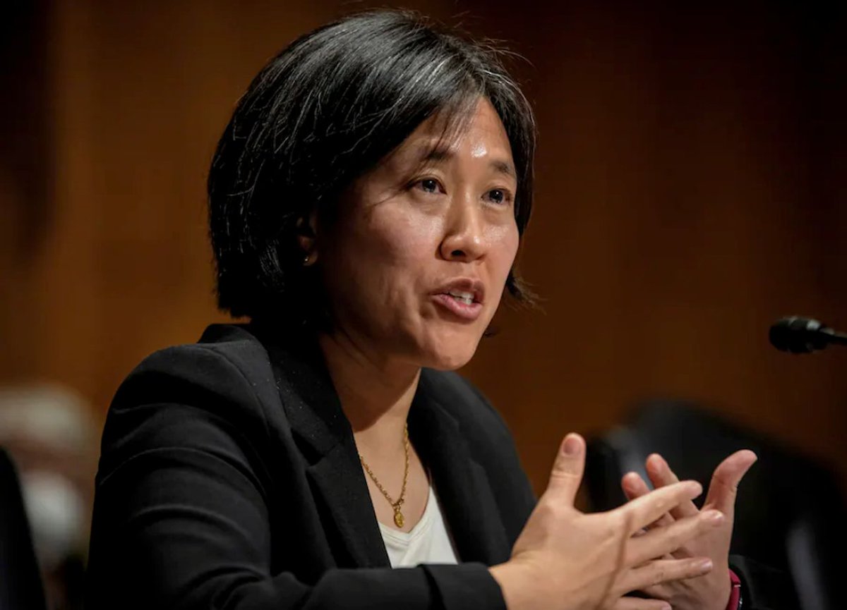 ParkHSLib's tweet photo. When Katherine Tai was confirmed as the top U.S. trade negotiator this year, she became the first woman of color to hold the Cabinet-level post. 
#APAHM https://t.co/JEWMnZEiSY https://t.co/jPkTP9fdwn