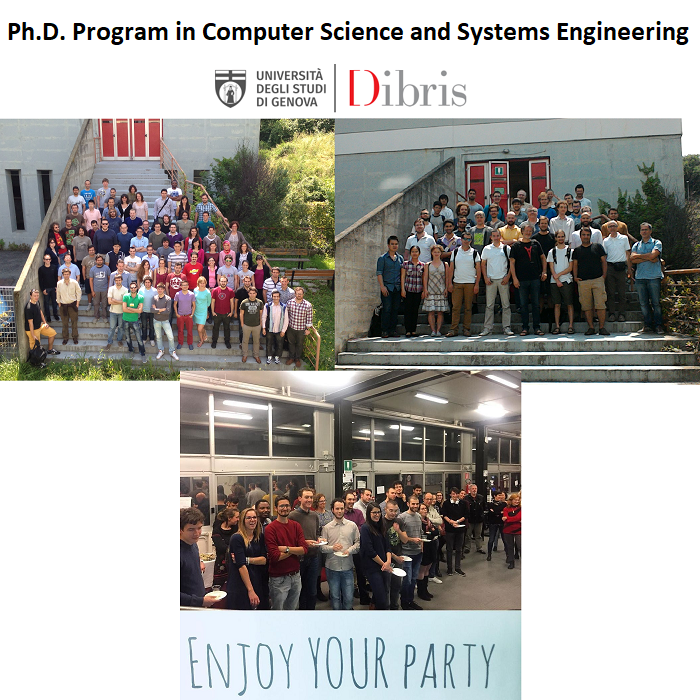 Open Positions in the #PhD Program in #HCI #ComputerScience and #SystemsEngineering <a href="/UniGenova/">Università di Genova</a>

Call for PhD studentships at our department, including topics related to <a href="/EnTimeMentEU/">EnTimeMentEUproject</a> #EU #H2020 #FET project and <a href="/CPinfomus/">Casa Paganini - InfoMus</a>

Read more at: phd.dibris.unige.it/csse/

#DIBRIS #UniGe