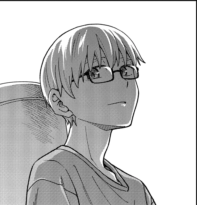 これはアイコンでも描こうと思ってなんとなく描いてたらモノクロで描いてることに気づきうおいとなった虚無 