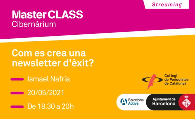 barcelonactiva's tweet image. Quines són les claus per triomfar amb una #newsletter?

En aquesta #MasterclassCibernàrium que organitzem amb @periodistes_cat descobriràs els elements perquè un butlletí funcioni.

Amb Ismael Nafría, director de la revista National Geographic España. 

🔗 ow.ly/Bfle50EOaSd