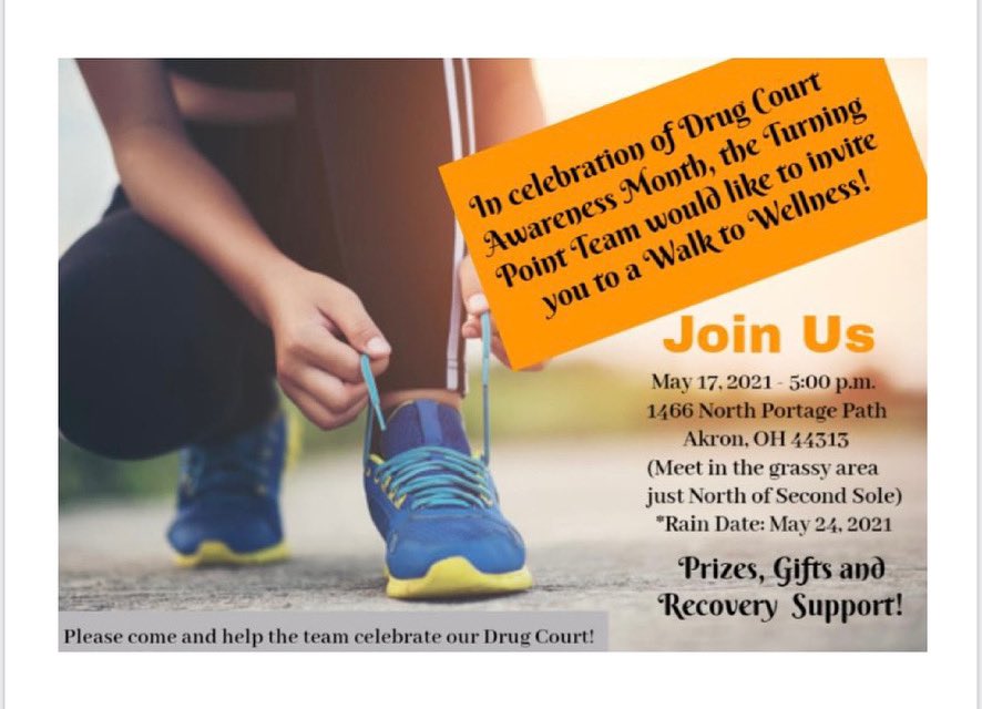It’s National Drug Court month! Let’s celebrate the lifesaving work from drug court teams across the country. Join me &amp; Turning Point tonight for a Walk to Wellness. Take one hour of your time to support people in recovery. You’ll be glad you did! #recoveryisbeautiful <a href="/_ALLRISE_/">All Rise</a>