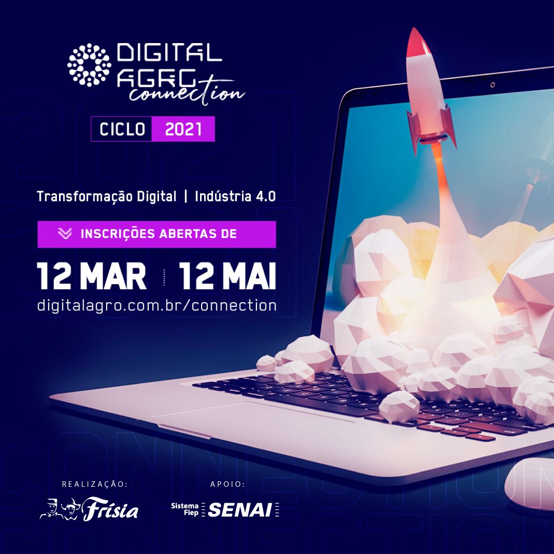 #Innovation | Digital Agro Connection 2021 abre inscrições para startups

A iniciativa, promovida pela Frísia Cooperativa Agroindustrial e com apoio do SenaiPR, busca soluções inovadoras por meio de startups que atuem com agronegócio.

🚀 Saiba mais: bit.ly/3fs9Ebx