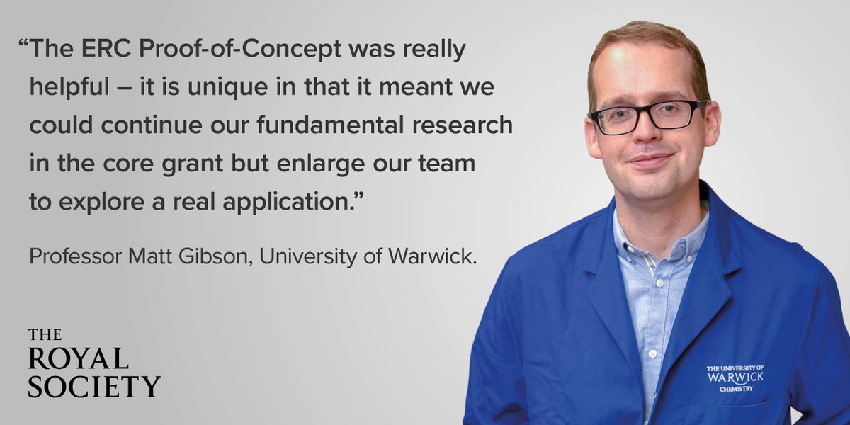 @LeighFletcher An ERC Proof-of-Concept Grant enabled Professor Matt Gibson @LabGibson and his team to move from basic research to translational applications, and led to spin-out company @cryologyx. @warwickchem @warwickmed #HorizonEurope #ScienceIsGlobal #UKinHorizon royalsociety.org/topics-policy/…