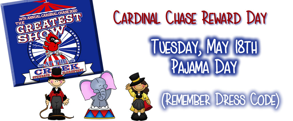 This is Chase Reward Week starts tomorrow
Tuesday- pajama day
Wednesday- crazy hat day
Thursday-inside out day
Friday- Mrs. Turner is wearing roller skates to school..