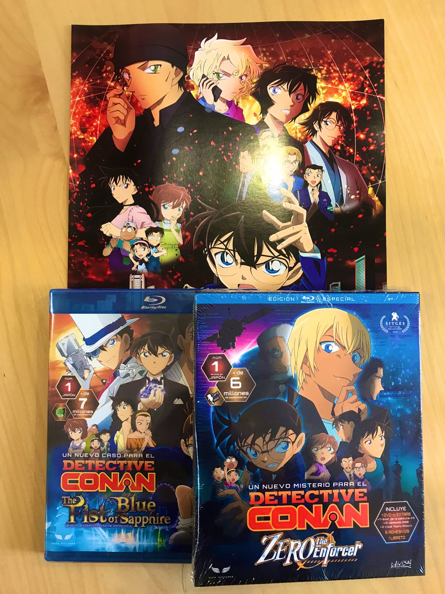 Per celebrar els #20anys de #DetectiuConan3XL sortegem el DVD de "El caso zero", el Bluray de "El puny de safir blau" i el cartell en català de "La Bala escarlata". Per participar segueix-nos, fes retweet i respon quin personatge us agradaria ser. Demà anunciarem el guanyador.
