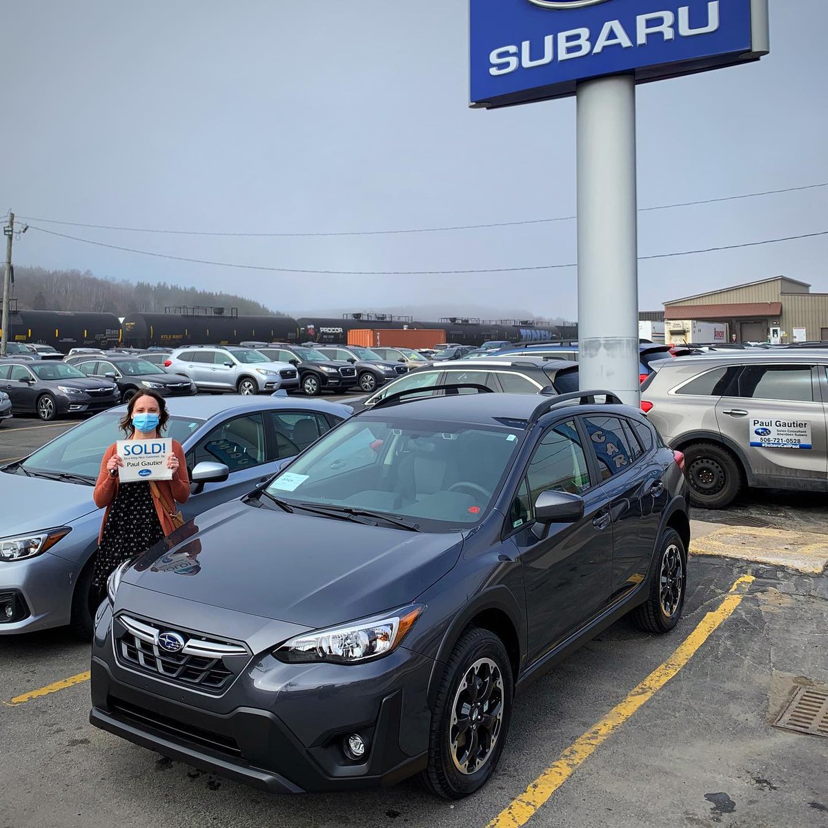 Paul Gautier, Sales Consultant at Aberdeen Subaru, would like to congratulate Colleen on her 2nd Subaru, her 2021 Touring Crosstrek.
Thank you for your business!
#subarucallpaul #saintjohn #subaru #crosstrek #subarufamily #subarugreatoutdooradventureteam #capturetheadventure