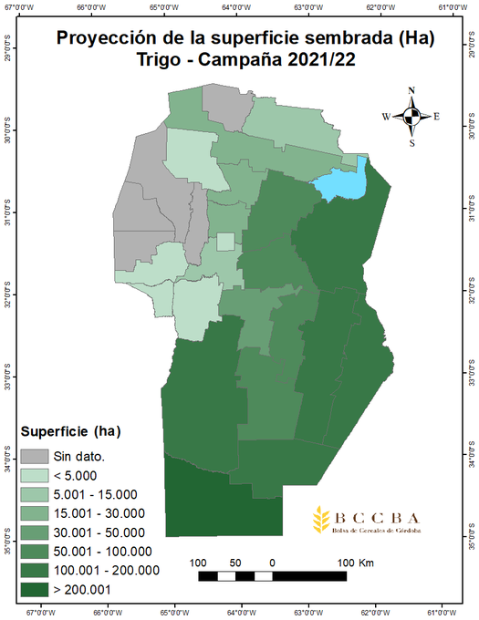Comenzó la siembra de trigo en Córdoba, en la que se invertirán U$S 345 millones