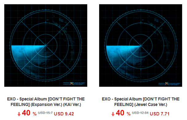 Ktown4u_main's tweet photo. 🔔Collaboration x KAI NATION UNION

!!Discount Event!!
✅EXO - Special Album [DON’T FIGHT THE FEELING] (Jewel Case Ver.)
✅EXO - Special Album [DON’T FIGHT THE FEELING] (Expansion Ver.)

❣️Purchase link - https://t.co/SZz5T3BhlQ https://t.co/N9WCIh6lUh