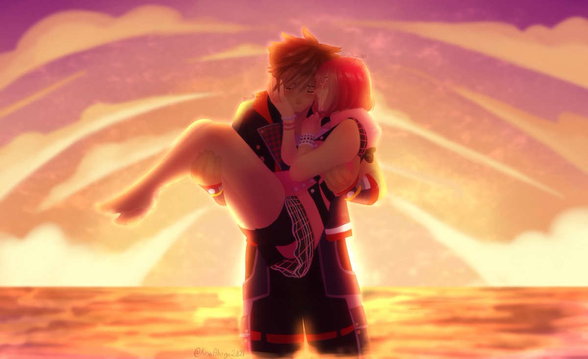 kisaakiya's tweet image. 🌤✨❤️💗

#sokai #sora #kairi #kingdomhearts