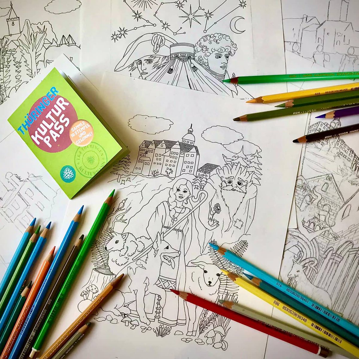 Was passiert, wenn man den Thüringer Kulturpass mit den Kulturagent*innen alleine lässt? Man malt sich nicht nur Ideen aus! Man erstellt plötzlich gemeinsam ein Malbuch... zum Anhören! Mit KiKa-Moderator Tim Gailus im Boot wird das Ganze noch märchenhafter. Stay tuned! /ak