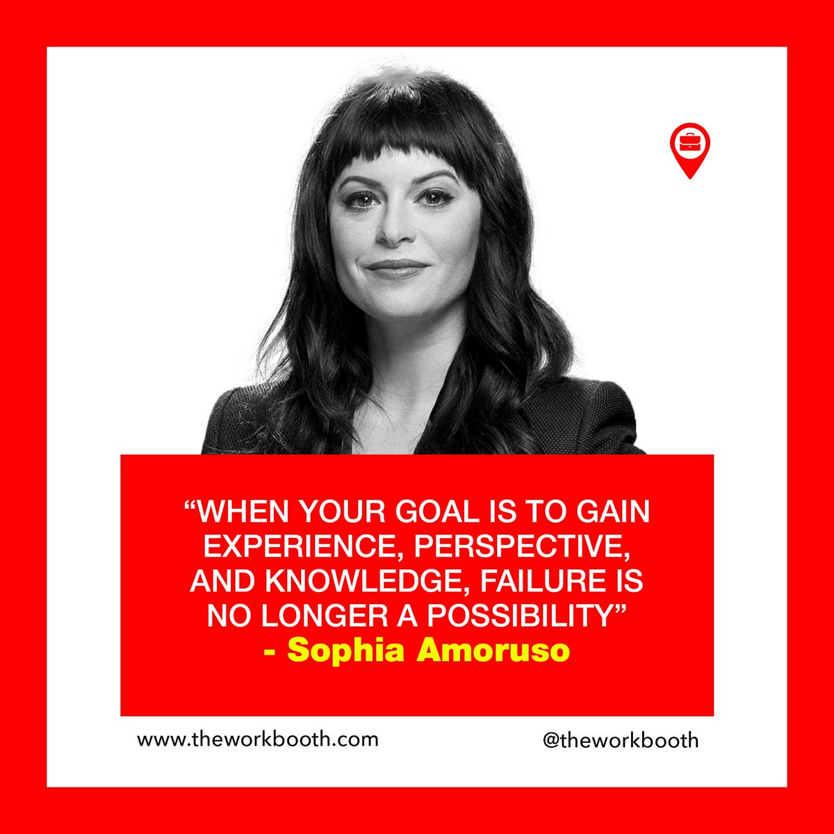 theworkbooth's tweet photo. ..Failure is no longer a possibility. 

#mondaymotivation #theworkboothmagazine https://t.co/tOYmMd1LVg