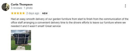 A great start to the week for Safe Transport, receiving another outstanding delivery review!