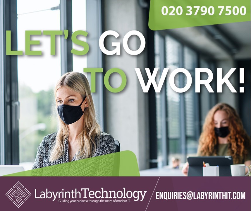 LabyrinthIT's tweet image. If your office is re-opening today its time to check your IT systems;

👉 Has it been cleaned?
👉 Has it been tested?
👉 Is it updated &amp;amp; patched?
👉 Has a backup been completed recently?
👉 Are your devices secure?

If you need support or advice call us now on 020 3790 7500