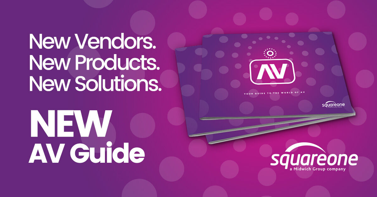 Square1Dist's tweet image. Have you seen our NEW AV Guide? Check it out now 👉 store.squareone.ie/avguide