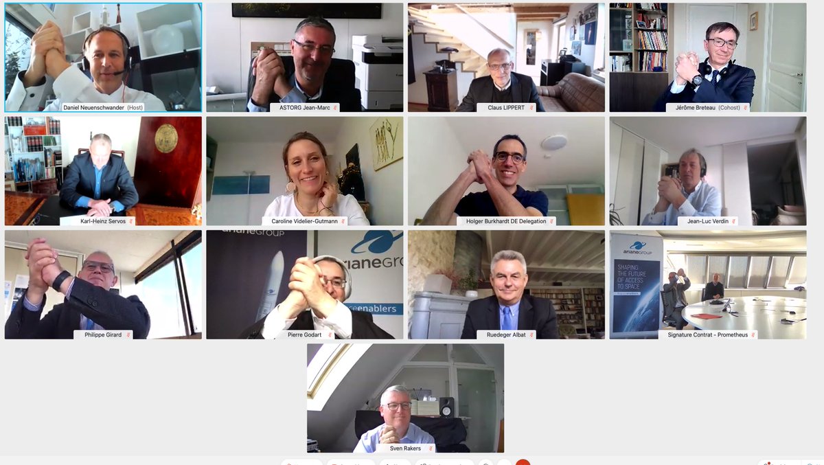 ESA and ArianeGroup in Germany signed contracts for Prometheus and Phoebus projects