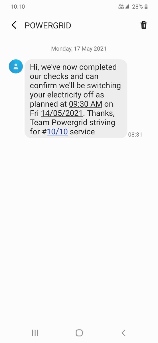 bettsdanny1's tweet photo. @Northpowergrid hows this work, planned for fri, confirm friday but sent monday?? 🤔 https://t.co/vdkJCEctvR