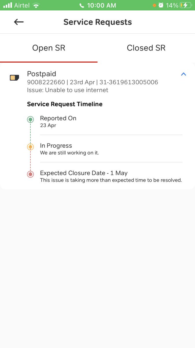 priyankdk's tweet photo. @airtelindia @Airtel_Presence @airtel -  Can you tell me the status of this issue? https://t.co/NHRY7meH3z