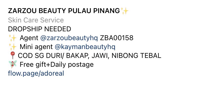 SyuhadaSuhain1's tweet photo. @Nadzbd_ @zarzoubeautyHQ @skinexpertlab @kaymanbeauty @alluskinhq @AtulMimpimika @NabellaAnuar @draensaari I area Selangor tapi dropship but my leader agent boleh cod. Hehe dm je i. Eh shopee free shipping! Lg best ada freegift you akan dapat. Ni link : 

https://t.co/LJ1GrAedvb

Nnt you ss kasi kat i ye dm je https://t.co/BpiciYWGWH
